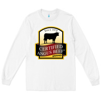 White angus beef Long Sleeve Tee - linhVisuals