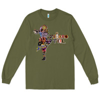 Army Green Jethro Tull Long Sleeve Tee - linhVisuals