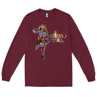 Burgundy Jethro Tull Long Sleeve Tee - linhVisuals