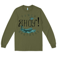 Army Green Punch Brothers Long Sleeve Tee - linhVisuals