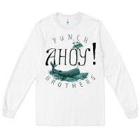 White Punch Brothers Long Sleeve Tee - linhVisuals