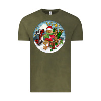 Vintage Olive Joy gingerbread Vintage Tee - FaDigitalArtStudio