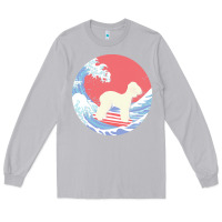 Moon Dust bedlington terrier t  shirt bedlington terrier gifts   ocean waves sur Long Sleeve Tee - linhVisuals