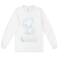 White s.n.o.o.p.y stars Long Sleeve Tee - linhVisuals