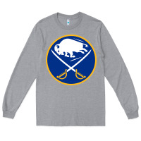 Heather Grey the-buffalo-sabres-pen Long Sleeve Tee - linhVisuals