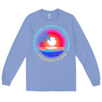 Colony Blue san elijo state beach t  shirt san elijo state beach, encinitas, calif Long Sleeve Tee - linhVisuals