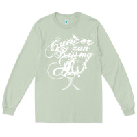 Matcha brain cancer t  shirt cancer can kiss my ass! brain ( gray ribbon) t Long Sleeve Tee - linhVisuals