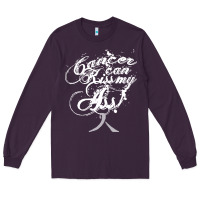 Brain Cancer T  Shirt Cancer Can Kiss My Ass! Brain ( Gray Ribbon) T Long Sleeve Tee | Teevron