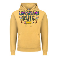 Librarians Rule Vintage Hoodie | Teevron