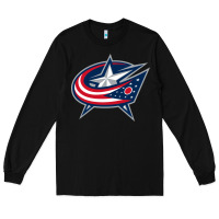 Black the-columbus-blue-jackets-pen Long Sleeve Tee - linhVisuals