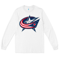 White the-columbus-blue-jackets-pen Long Sleeve Tee - linhVisuals