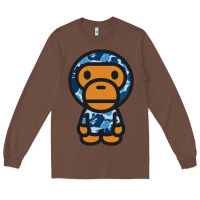 Chestnut baby milo bape camo Long Sleeve Tee - linhVisuals
