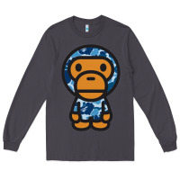 Smoke baby milo bape camo Long Sleeve Tee - linhVisuals
