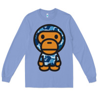 Colony Blue baby milo bape camo Long Sleeve Tee - linhVisuals