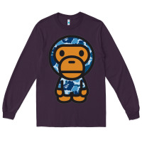 Plum baby milo bape camo Long Sleeve Tee - linhVisuals