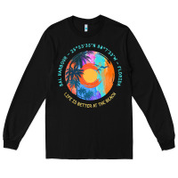 Black bal harbour t  shirt bal harbour, miami  dade county, florida t  shirt Long Sleeve Tee - linhVisuals