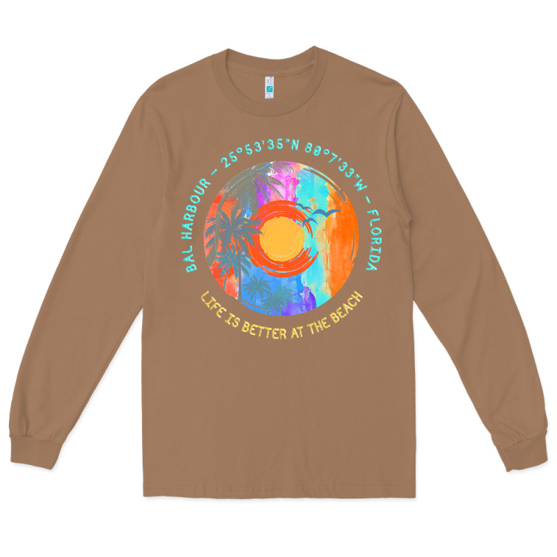 Bal Harbour T  Shirt Bal Harbour, Miami  Dade County, Florida T  Shirt Long Sleeve Tee by linhVisuals | Teevron