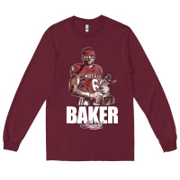 Burgundy baker mayfield [tb] Long Sleeve Tee - linhVisuals