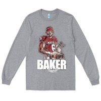 Heather Grey baker mayfield [tb] Long Sleeve Tee - linhVisuals