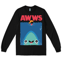 Black awws Long Sleeve Tee - linhVisuals