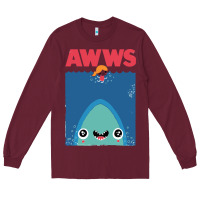 Burgundy awws Long Sleeve Tee - linhVisuals