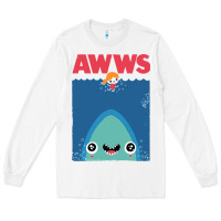 White awws Long Sleeve Tee - linhVisuals