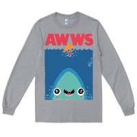 Heather Grey awws Long Sleeve Tee - linhVisuals