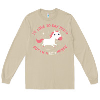 Mushroom i'm a little horse Long Sleeve Tee - linhVisuals
