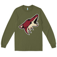 Army Green the-coyotes-of-arizona-sporst Long Sleeve Tee - linhVisuals