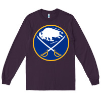 Plum the-sabres-buffalo-sports Long Sleeve Tee - linhVisuals