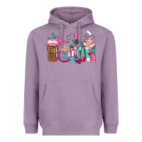 Lavender nail hustler coffee cups Heavyweight Hoodie - Jasminsmagicworld