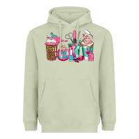 Matcha nail hustler coffee cups Heavyweight Hoodie - Jasminsmagicworld