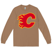 Toasted Coconut the-flames-calgary-sports Long Sleeve Tee - linhVisuals