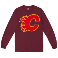 The-flames-calgary-sports Long Sleeve Tee | Teevron