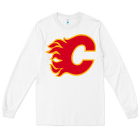 White the-flames-calgary-sports Long Sleeve Tee - linhVisuals