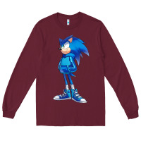 Burgundy Söniĉ Kids Long Sleeve Tee - linhVisuals