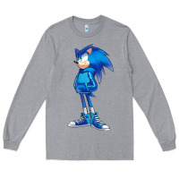 Heather Grey Söniĉ Kids Long Sleeve Tee - linhVisuals