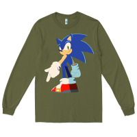 Army Green Söniĉ Kids Long Sleeve Tee - linhVisuals