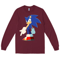 Burgundy Söniĉ Kids Long Sleeve Tee - linhVisuals