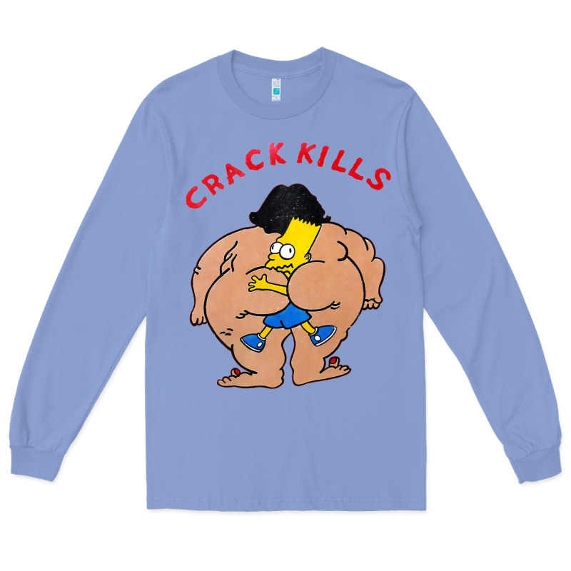 Bart Crack Kills Long Sleeve Tee by linhVisuals | Teevron