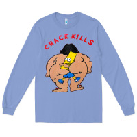 Colony Blue bart crack kills Long Sleeve Tee - linhVisuals