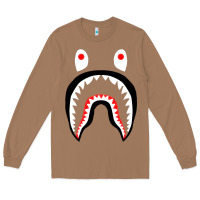 Toasted Coconut bape shark [tb] Long Sleeve Tee - linhVisuals