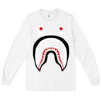 White bape shark [tb] Long Sleeve Tee - linhVisuals
