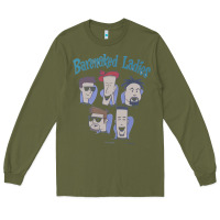 Army Green barenaked ladies vintage 1993 cartoon Long Sleeve Tee - linhVisuals