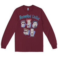 Burgundy barenaked ladies vintage 1993 cartoon Long Sleeve Tee - linhVisuals
