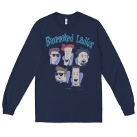 Navy barenaked ladies vintage 1993 cartoon Long Sleeve Tee - linhVisuals