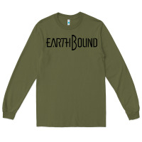 Army Green Earthbound Long Sleeve Tee - linhVisuals