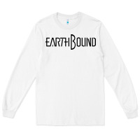 White Earthbound Long Sleeve Tee - linhVisuals
