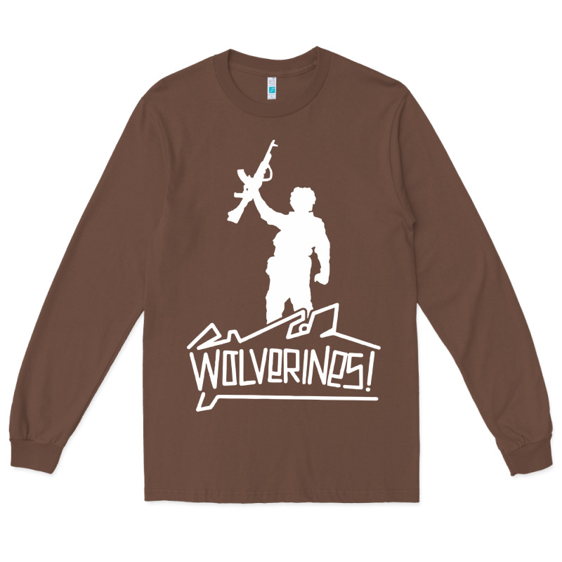 Red Dawn Wolverines Long Sleeve Tee by linhVisuals | Teevron
