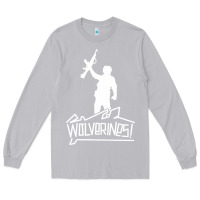 Moon Dust Red Dawn Wolverines Long Sleeve Tee - linhVisuals